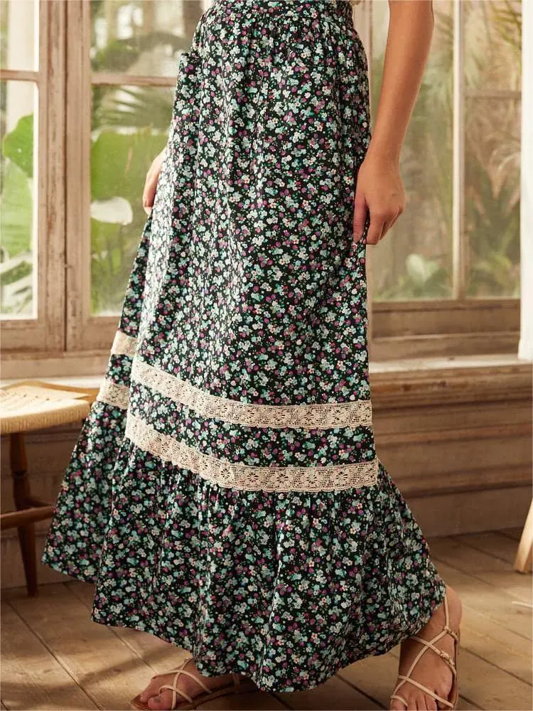 Field of Dreams Maxi Skirt