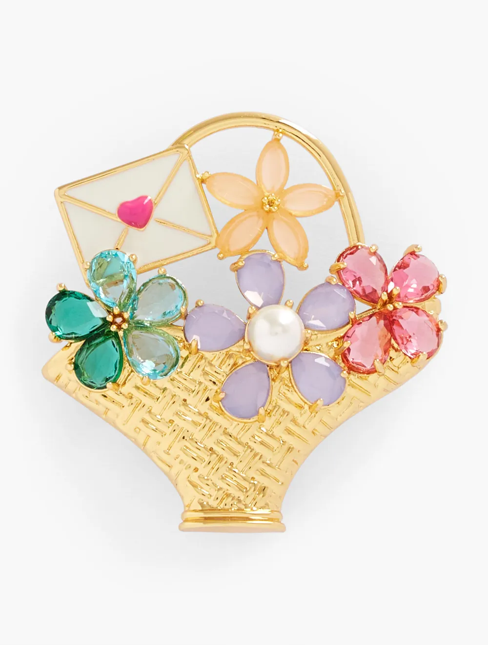 Flower Basket Brooch