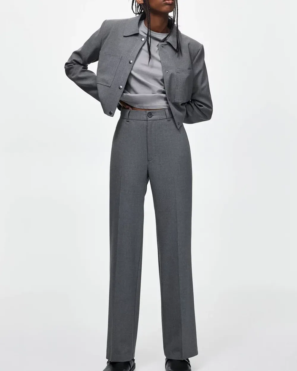 Smart Straight-leg Trousers