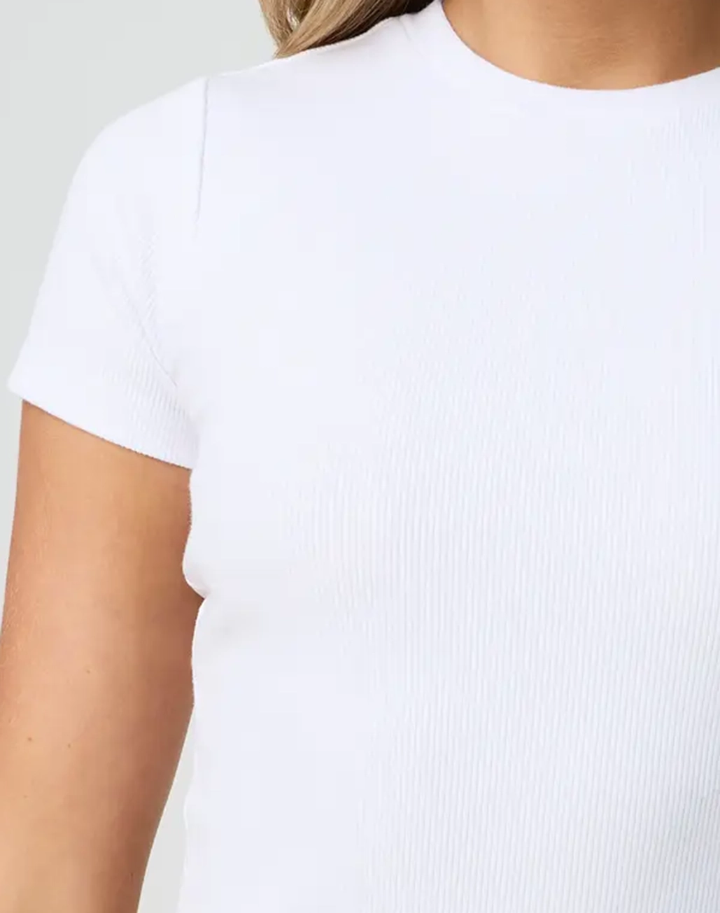 Ribbed Longline Tee