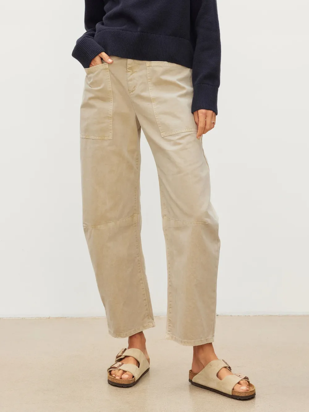 Brylie Sanded Twill Utility Pant